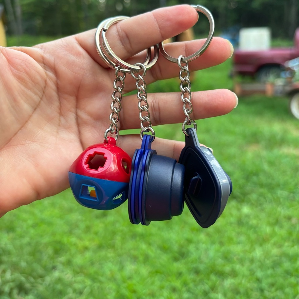 TUPPERWARE KEYCHAINS BUNDLE (3 PIECES SET)